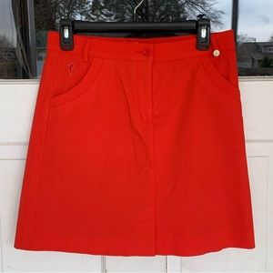 GOLFINO GOLF SKIRT - poppy red golf shirt